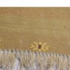 Cream Striped Kilim Rug from Fars - Traditional Handwoven Persian Wool
