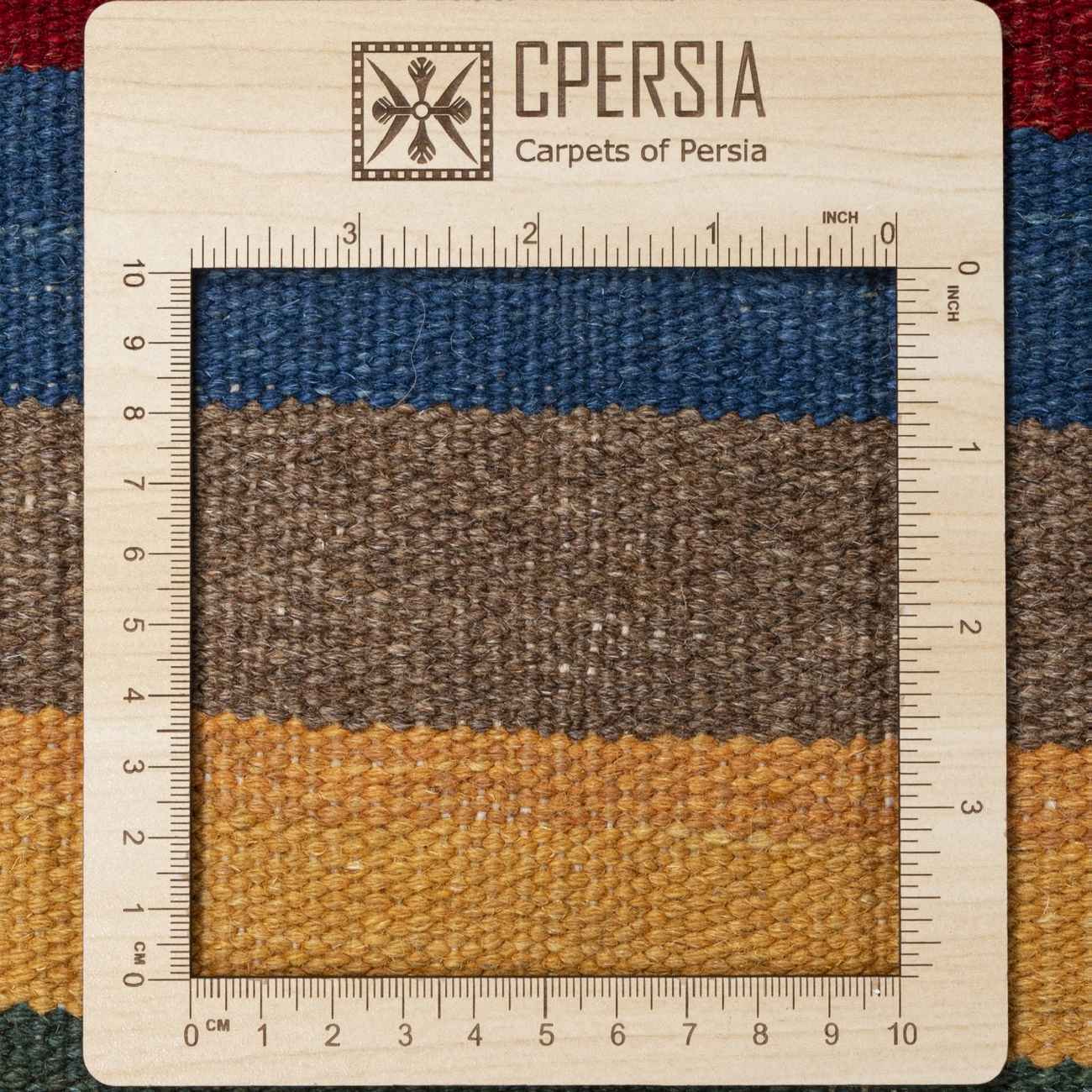 Fars Striped Kilim Rug – Authentic Handwoven Persian Wool Traditional