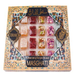 Persian Lari Masghati Halva with Mixed Flavor Suitable for Gifting 400 gr, (5x)