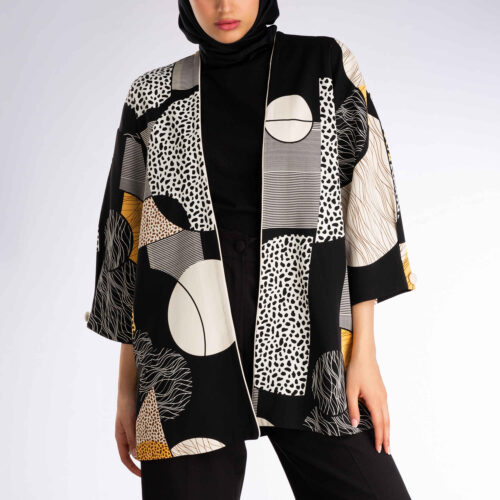 Stylish Persian Loose Fit Blazer Manto Mia with Relaxed Contemporary Style