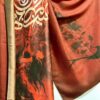 Persian Printed Shawl Double Sided for Women with Calligraphy Design