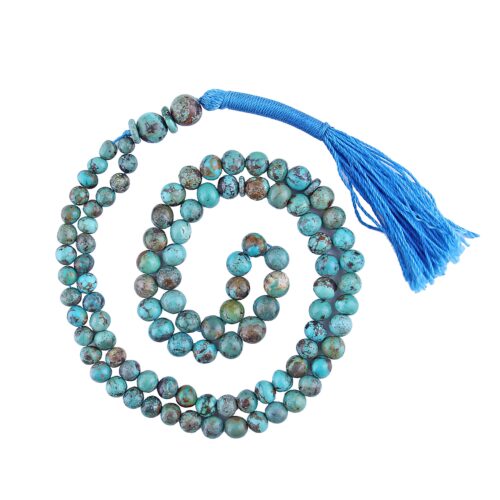 Persian Neyshabur Turquoise Rosary: 101 Beads Tasbih