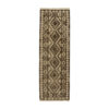 Persian Rug Table Runner Handwoven in Qashqai Style Brown