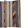 Persian Rug Table Runner with Traditional Striped Design