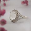 Dur-e Najaf Silver Ring For Women Engagement Bliss