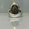 Persian Neyshabur Turquoise Silver Ring for Men Firouz