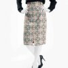 Persian Tight Fit Skirt with Seamless Design for Women