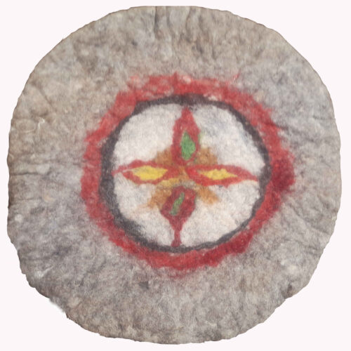 Persian Wool Felt Rug 100% Natural and Handmade Javad