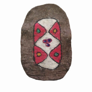 Persian Wool Felt Rug 100% Natural and Handmade Sohrab
