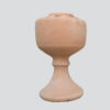 Pottery Footed Makeup Brush Holder Artistic Handcrafted