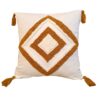 Punch Needle Cushion Cover - Embroidered Artisanal Elegance