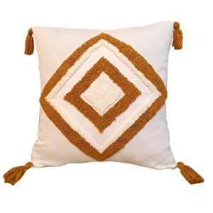 Punch Needle Cushion Cover – Embroidered Artisanal Elegance