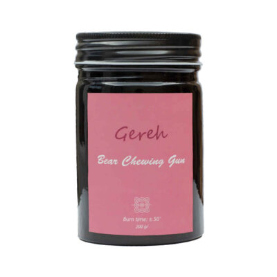 Gummy Scented Glass Container Candle – Paraffin Wax Candle for Gifts & Home Decor
