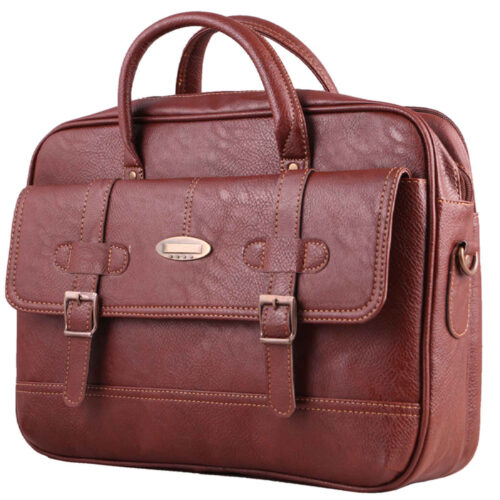 Spacious Leather Briefcase for 13-15 Inch Laptops - MA1-96