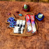 Set of 2 Whimsical Squirrel-Shaped MDF Wooden Serving Trays