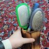 Wooden Makeup Cup Brush Holder Natural Wood Handcrafted
