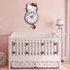 Wooden Nursery Wall Clock with Hello Kitty Design