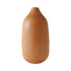 Handcrafted Decorative Wooden Bud Vase in Brown, Featuring a Minimal and Rustic Style for Simple Elegance