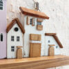 Decorative & Handcrafted Wall Key Holder with Five Hooks Model Village