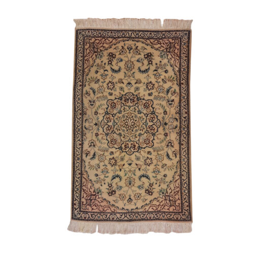 Authentic Persian Prayer Rug Hand-Knotted & Luxurious Sajada Arshaka