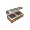 Handcrafted Bone Jewelry Box with Persian-Inspired Tazhib Pattern