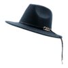 Chapeau Hat in Black Classic for Men Model Fedora