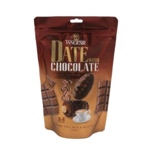 Chocolate Coated Dates with Almond & Coffee Taste 250 gr (x6)