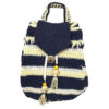 Crochet Casual Backpack with Geometric Design Handmade