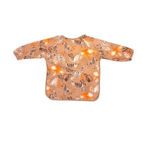 Cute Baby Bib with Sleeves Model Animal