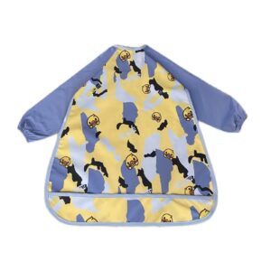 Baby Bib with Sleeves Model Chicken