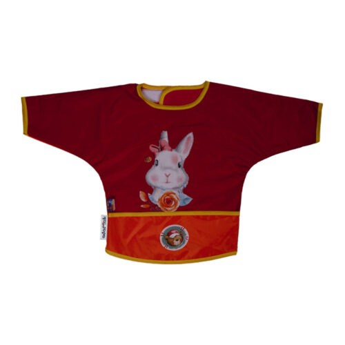 Baby Bib with Sleeves Model Rabbit