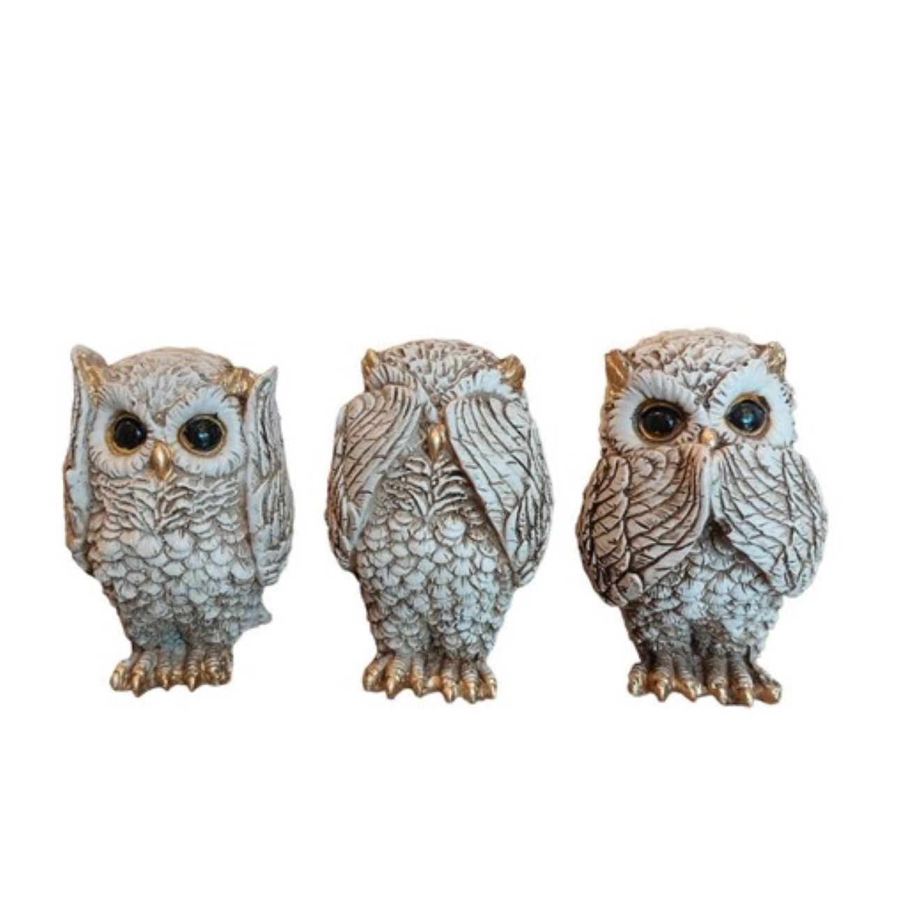 Decorative Baby Owls Figurines – Eyes of Wisdom