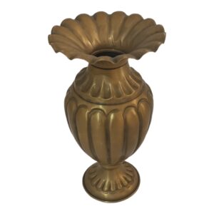 Traditional Handcrafted Decorative Brass Vase, Featuring Ornate Details for Classic and Timeless Home Decor
