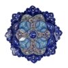 Decorative Copper Plate in Persian Minakari Enamel for Wall & Table Decor