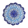 Decorative Copper Plate with Persian Minakari Painted Enamelwork for Wall Decor