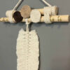 Decorative & Handcrafted Wall Key Holder with Macrame Design