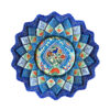 Decorative Minakari On Copper Wall Plate Hand-Painted Enamelwork Floral