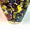 Decorative Persian Ceramic Vase, Hand-Painted with the Classic Gol-o-Morgh Design in a Charming Jar Shape