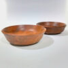 Decorative Wooden Bowl Made of Beech Wood in Rustic Style