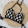 Delicate Handcrafted Crochet Bikini Set Bra & Thong for Women