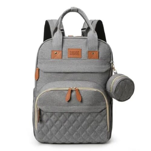 Diaper Bag with Side Pockets for Baby Accessories Model Bed Convertible