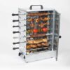 Electric Kebab Grill Burner - 14 Skewers, 2-Sided with Cooking Timer