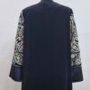 Elegant Loose Fit Abaya for Muslim Women with Embroidered Sleeves