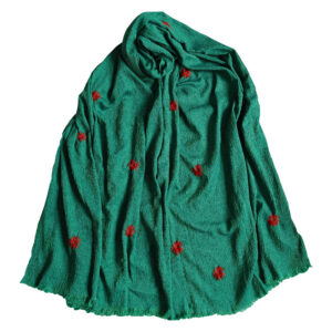 Embroidered Shawl for Women Handmade Model Bloom