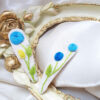 Embroidered Snap Hair Clip Set Handwoven Model Snail