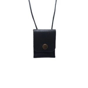 Taweez Neck Pouch – Genuine Leather Amulet Holder – Spiritual Protection
