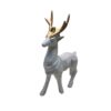Geometric Deer Cubism Figurines 2 Pieces - Modern Art Sculpture Set