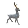Geometric Deer Cubism Figurines 2 Pieces - Modern Art Sculpture Set