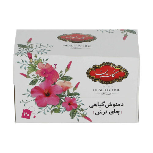 Golestan Hibiscus Sour Herbal Infusion, 8 Packs of 20 Tea Bags