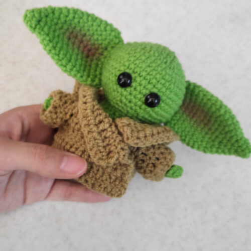 Amigurumi Crochet Stuffed Grogu Animal – Baby Yoda Plush Toy